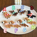 Dog puppy Dachshund Keychains mother's day gift Crochet Kit