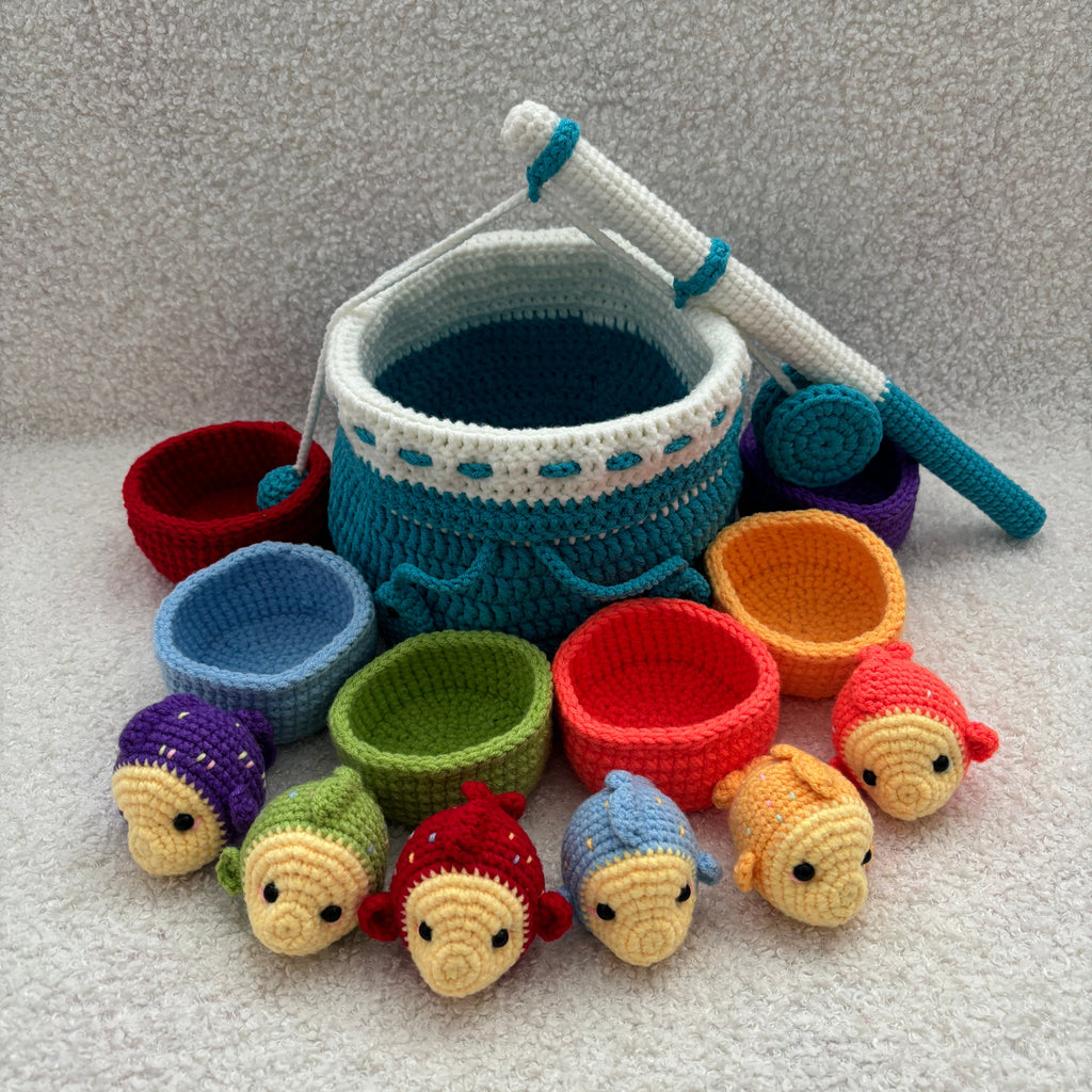 Montessori Inspired Fishing Toy Crochet Kit