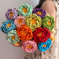Colorful Floral Blanket Crochet Kit