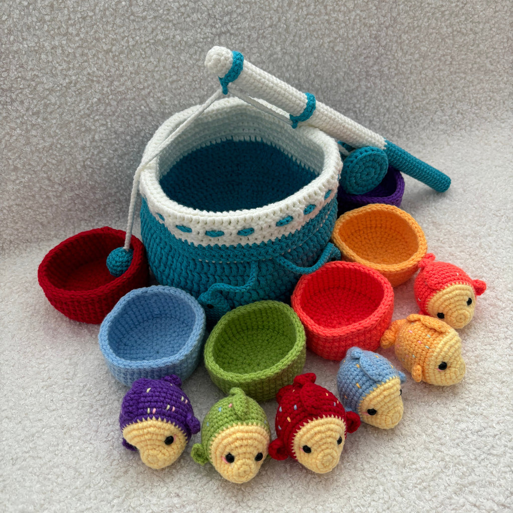 Montessori Inspired Fishing Toy Crochet Kit
