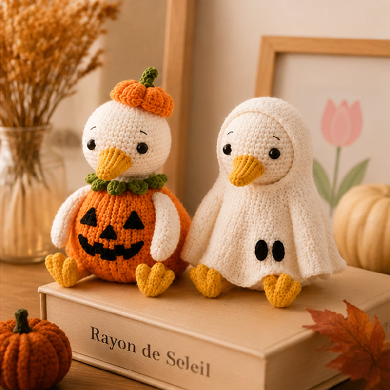 Halloween Mini Amigurumi Duck Doll Crochet Kit