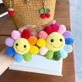 Sunflower Keychain Bag Charm Crochet Kit