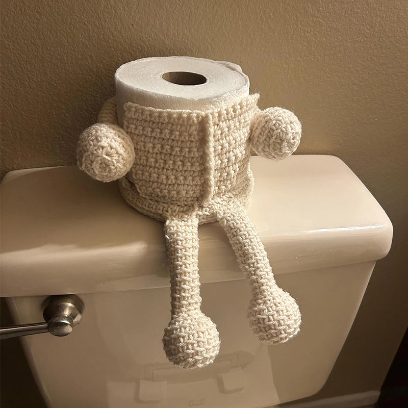 Handmade Crochet Tissue Roll Holder