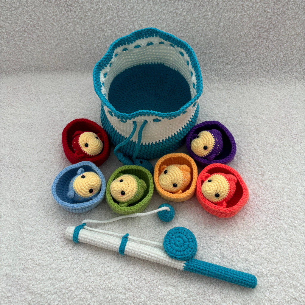 Montessori Inspired Fishing Toy Crochet Kit