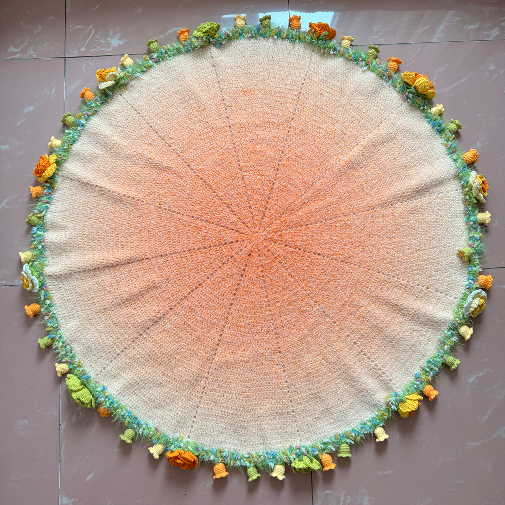 Flower Garden Blanket Crochet Kit