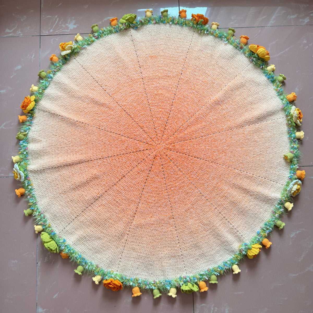 Flower Garden Blanket Crochet Kit