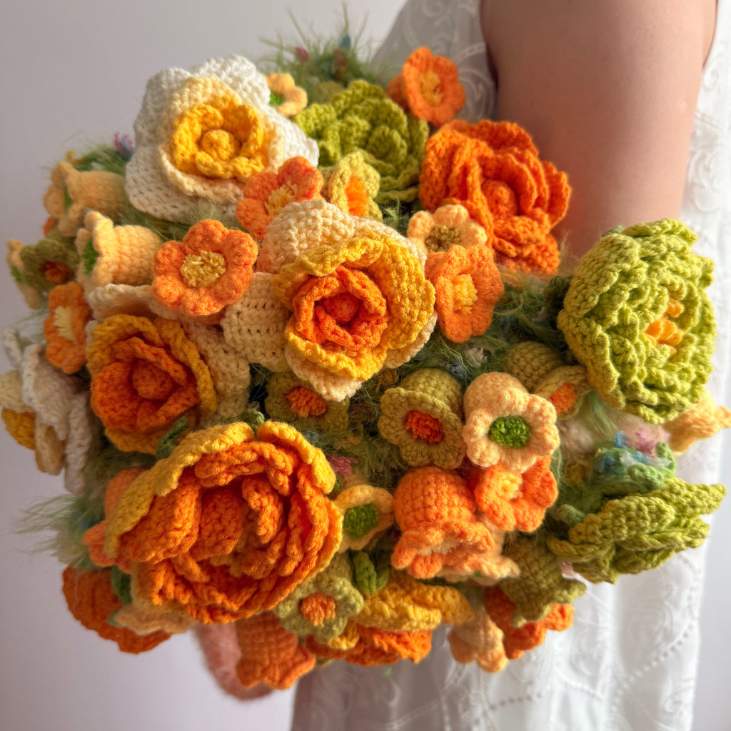 Flower Garden Blanket Crochet Kit