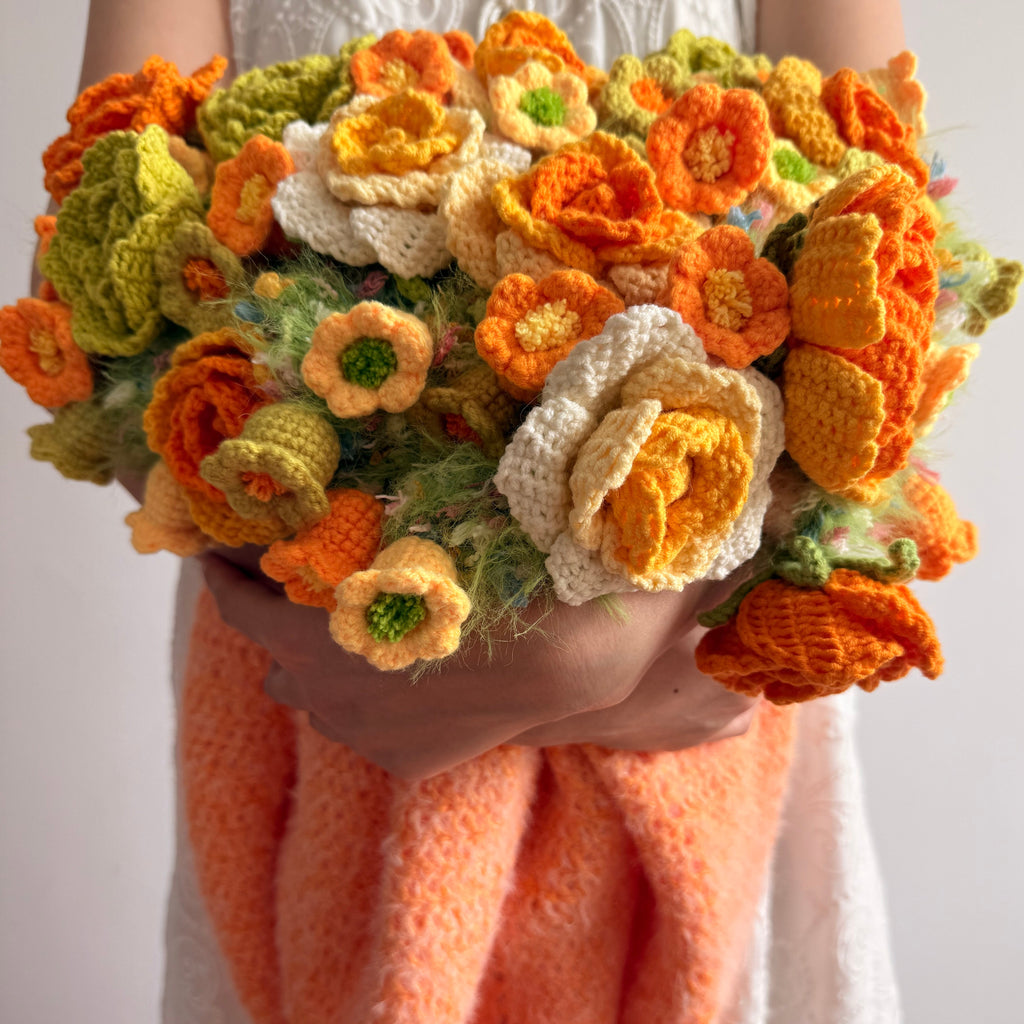 Flower Garden Blanket Crochet Kit