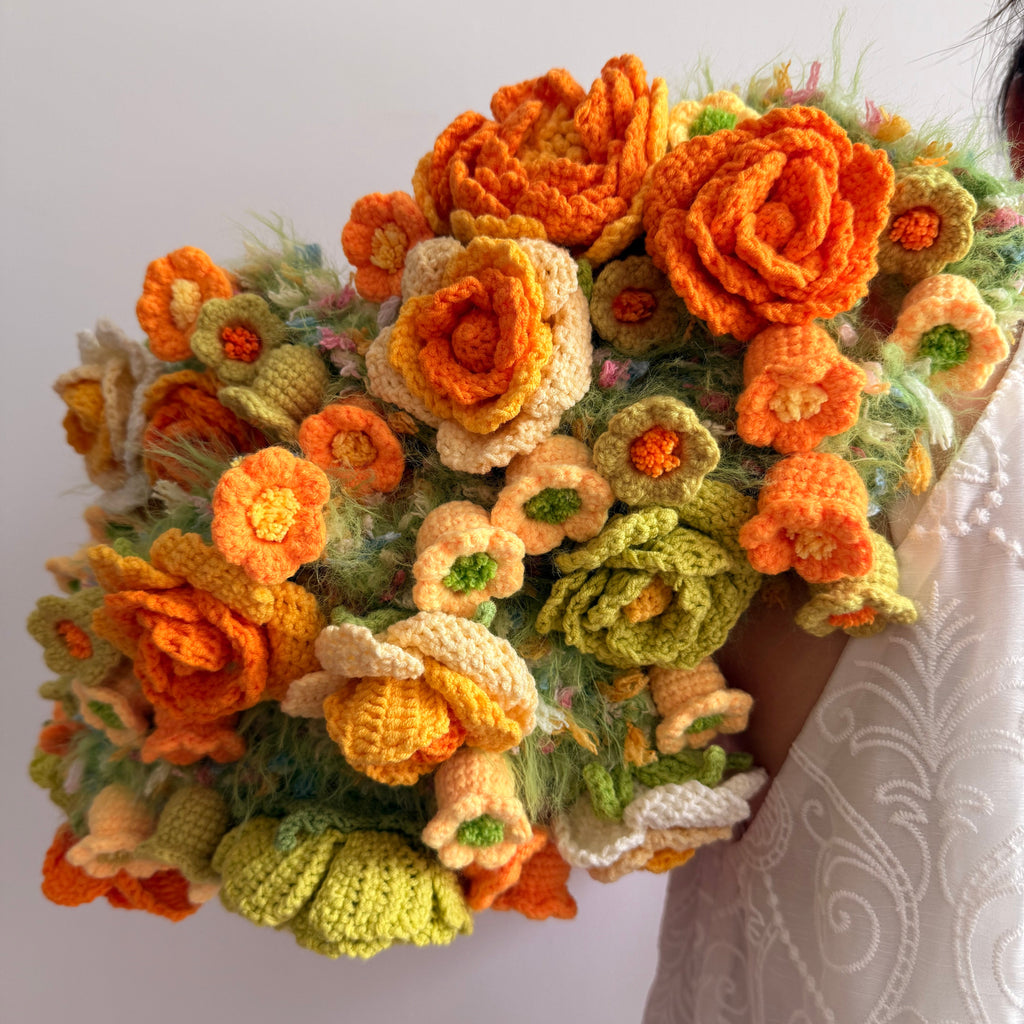 Flower Garden Blanket Crochet Kit