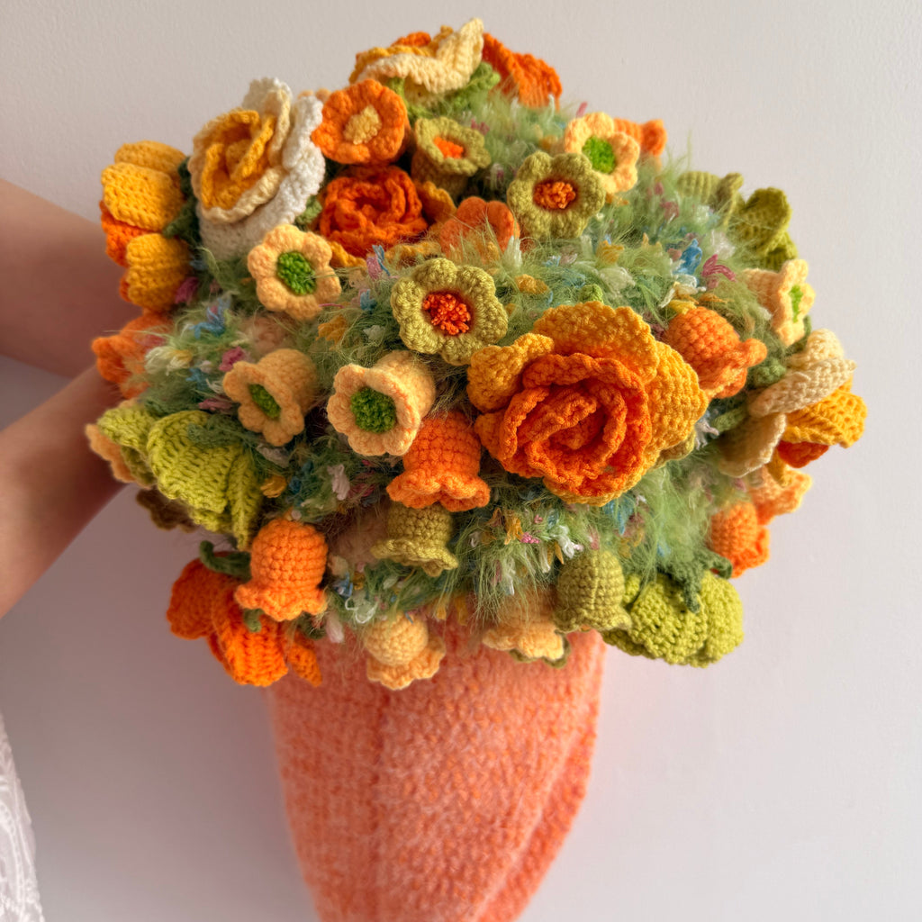 Flower Garden Blanket Crochet Kit