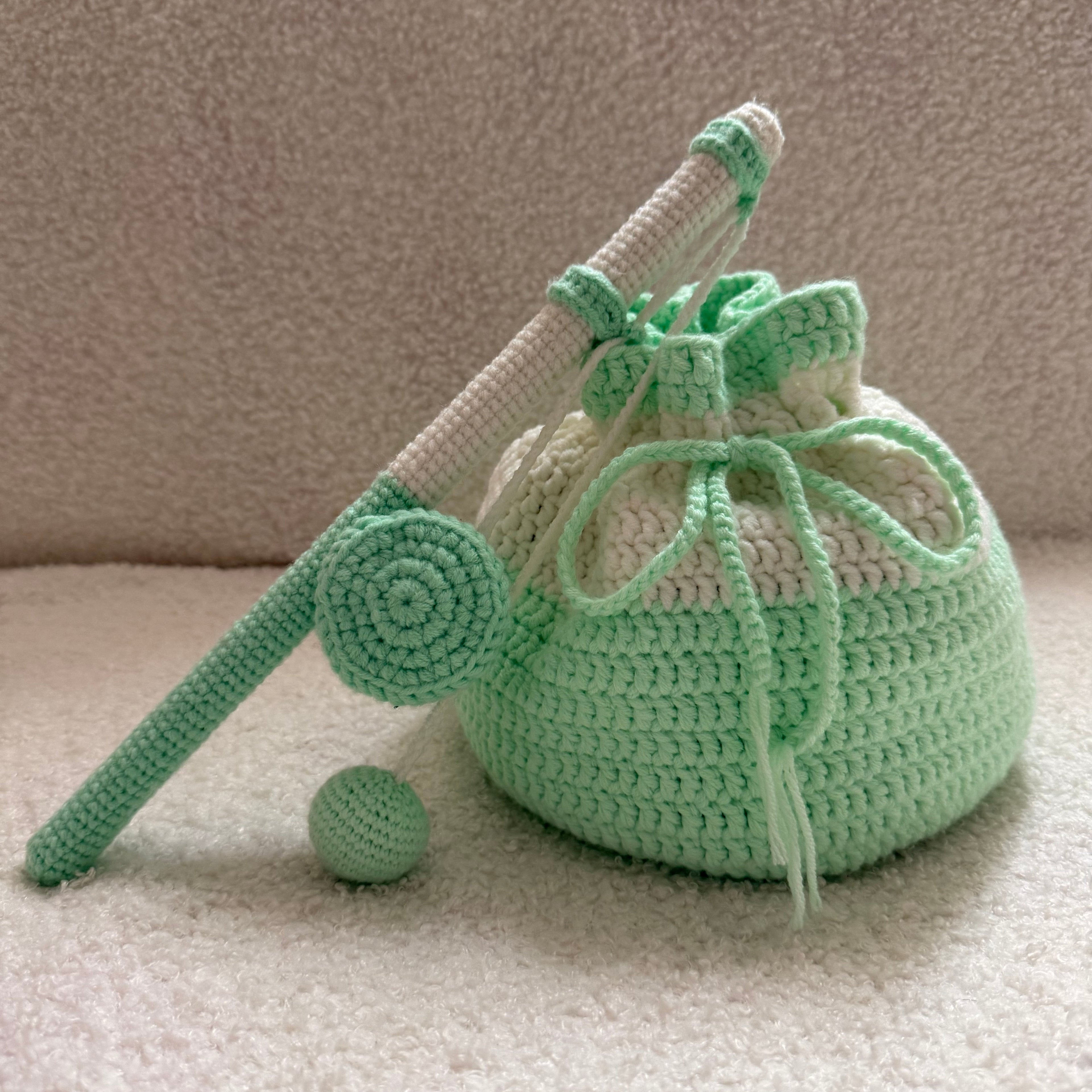 Gift-ready packaging for Montessori fishing game crochet kit