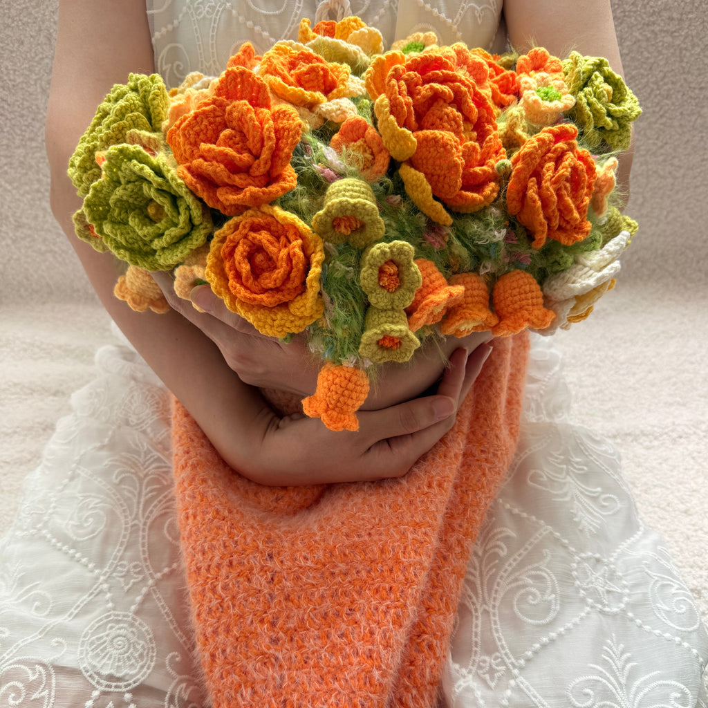 Flower Garden Blanket Crochet Kit