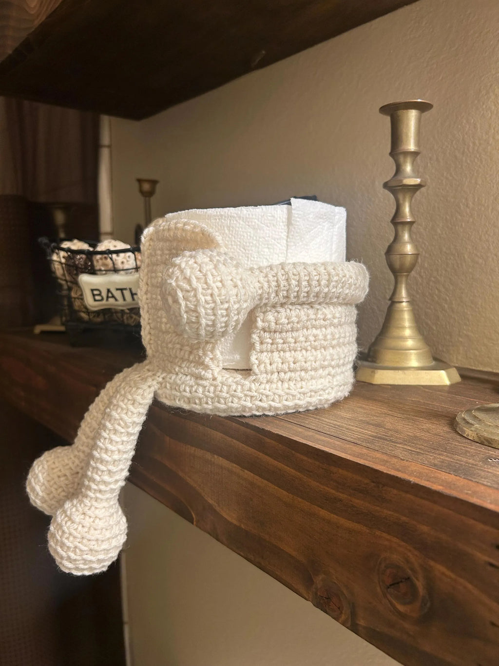 Tissue Roll Holder Crochet Kit