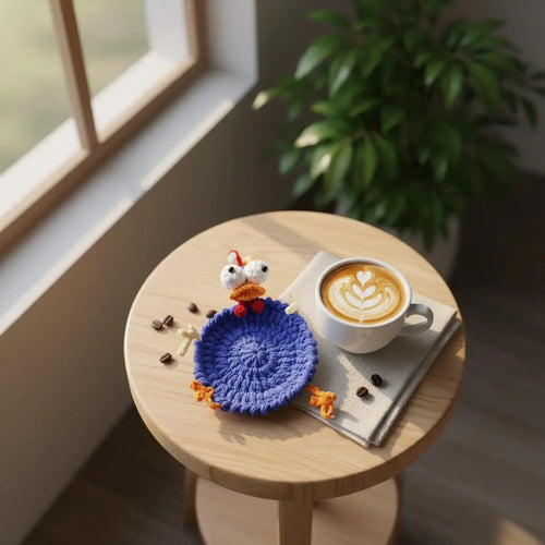 Chicken Coaster Crochet Kit
