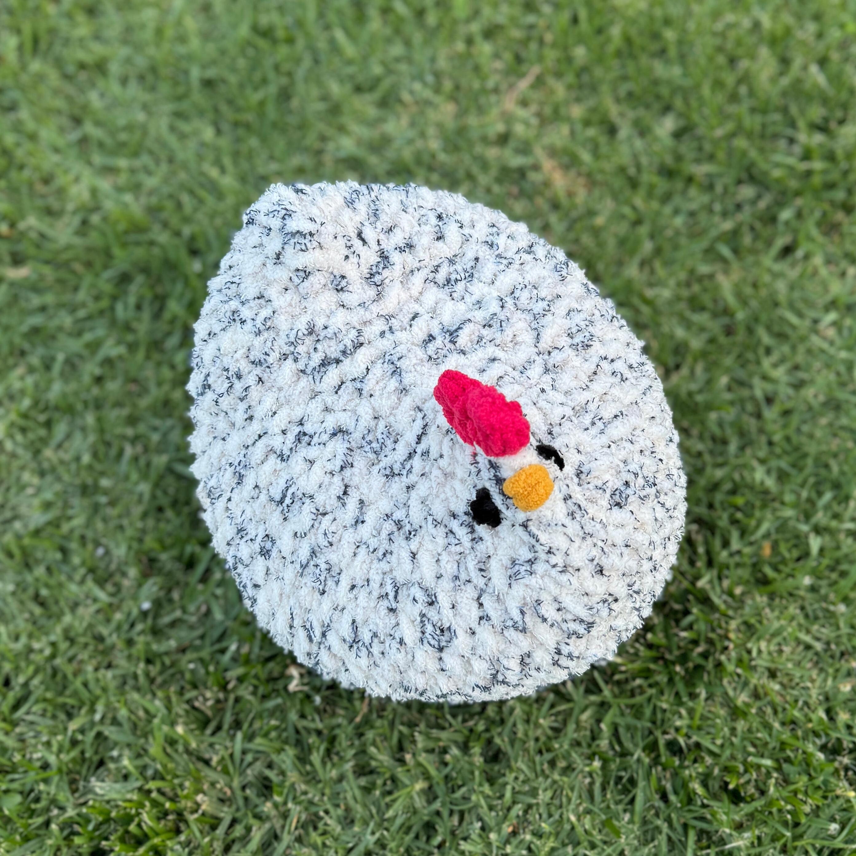 Handmade Crochet Chicken Hen Stuffed Animal Plush Plushie Amigurumi