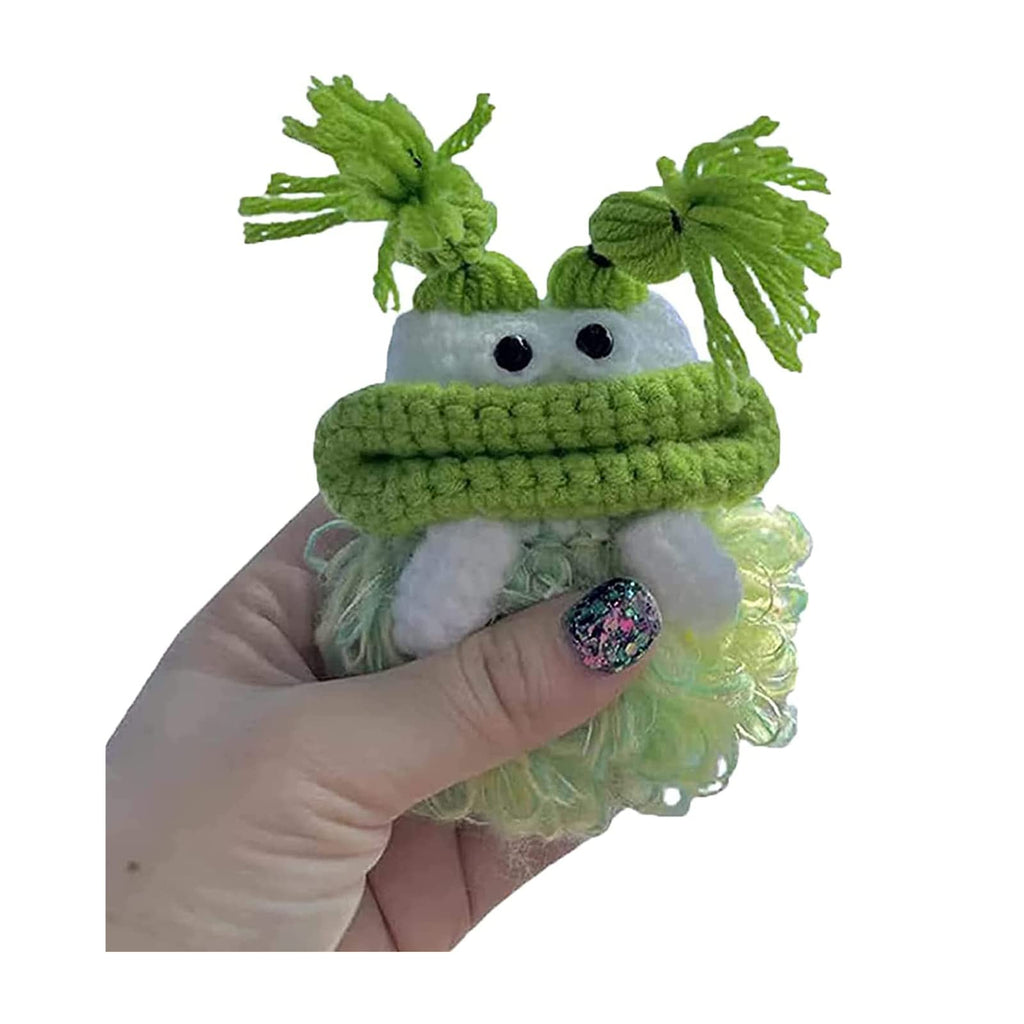 Handmade Crochet Key Case/Holder, Novelty Crochet Sausage Mouth Car Key Case, Cute Hand Knit Yarn Crochet Key Cover