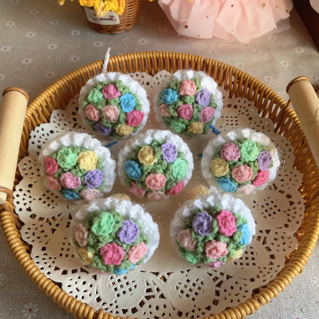 Handmade Crochet Mini Rose Bouquet, Handcrafted Flowers, Gift for Her, Mom, Anniversary, Valentine, Birthday Present