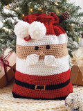 Santa Gift Bag Crochet Kit