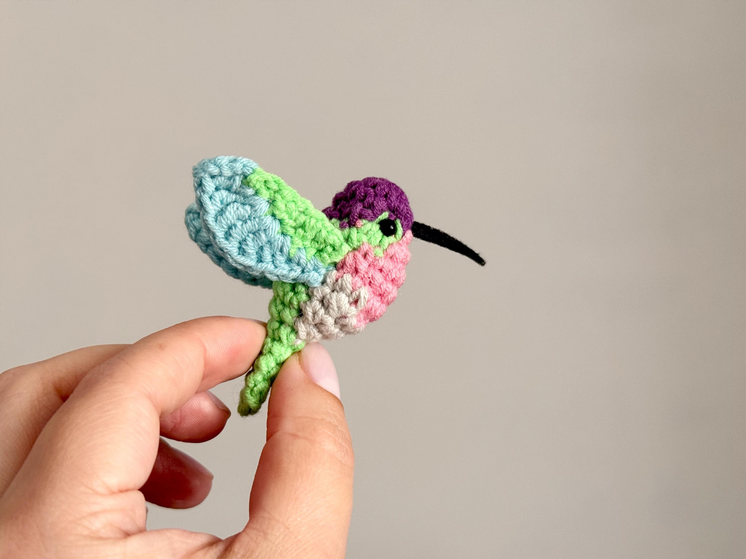 Hummingbirds Realistic Amigurumi Birds Crochet Kit