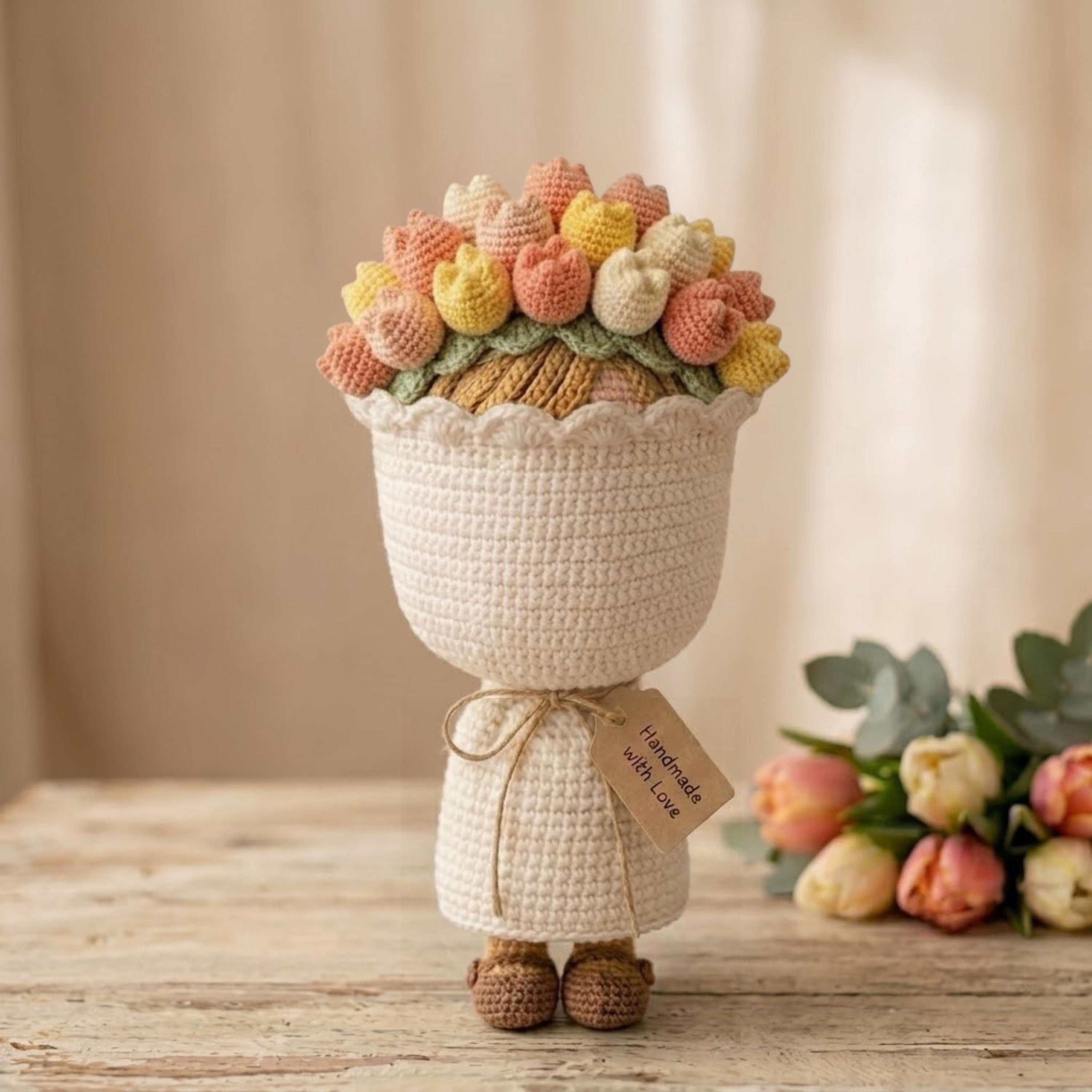 2 in 1 Flip Princess Flower Doll Bouquet Crochet Kit – Mscrochet