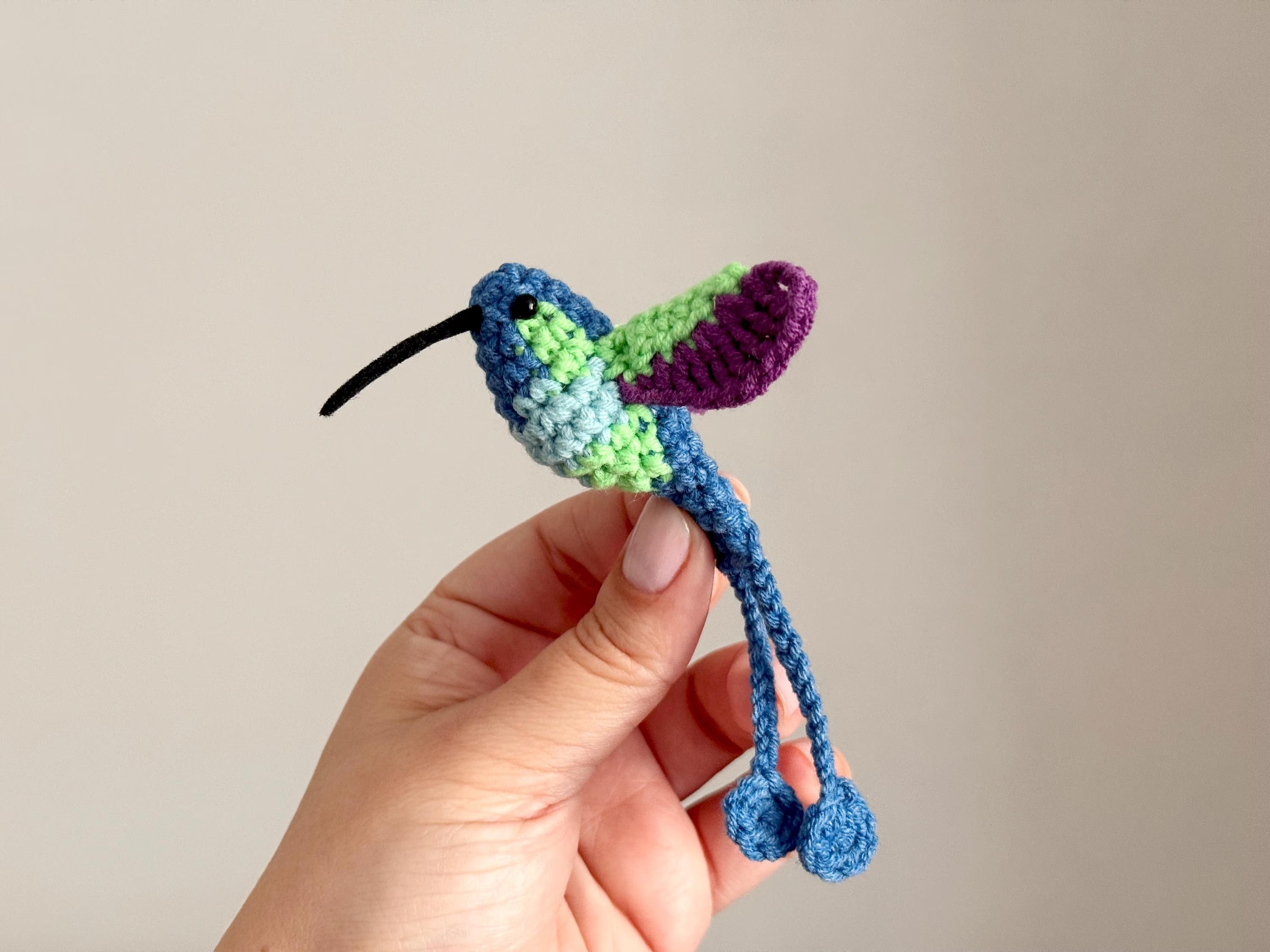 Hummingbirds Realistic Amigurumi Birds Crochet Kit