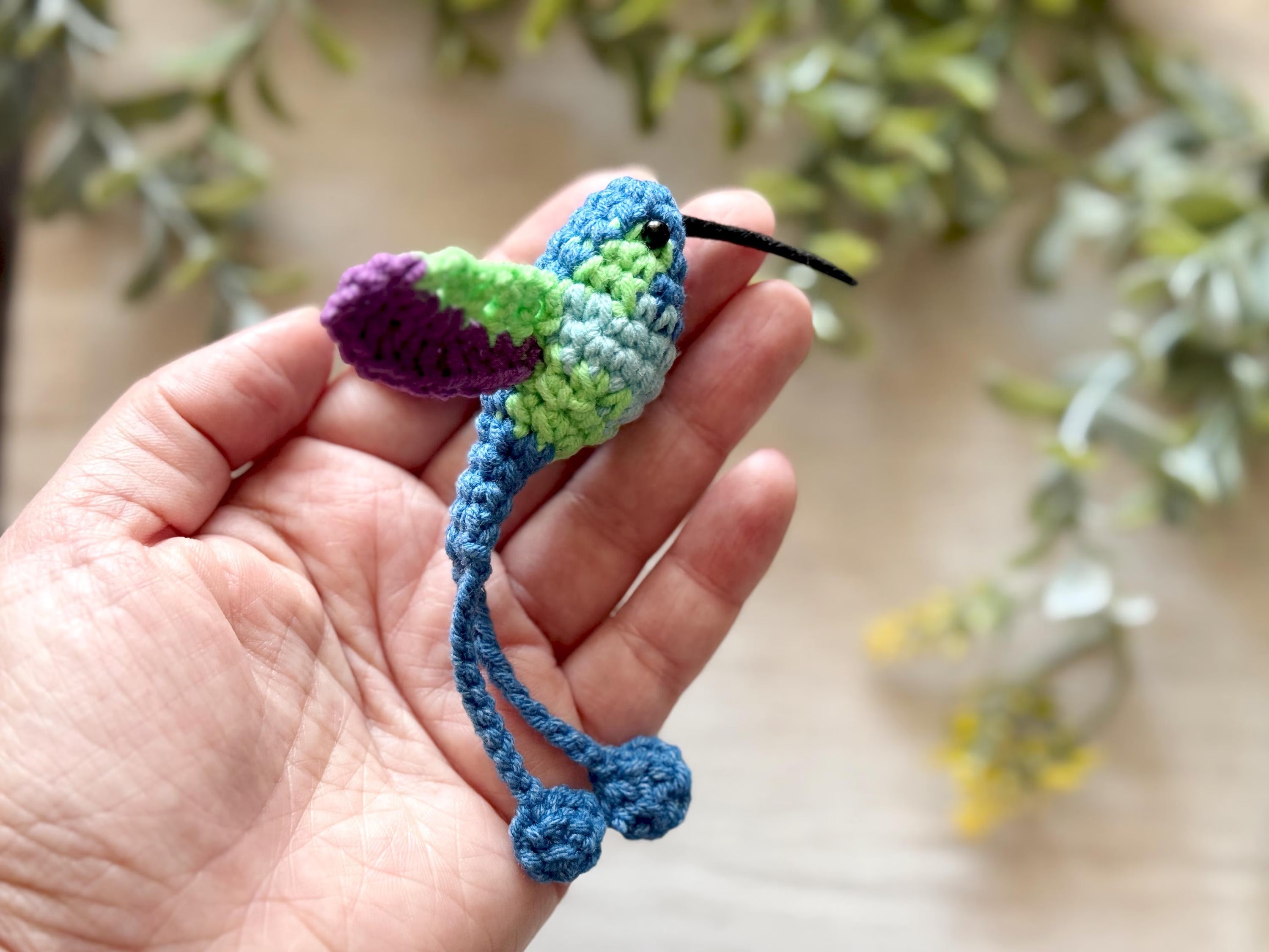Hummingbirds Realistic Amigurumi Birds Crochet Kit