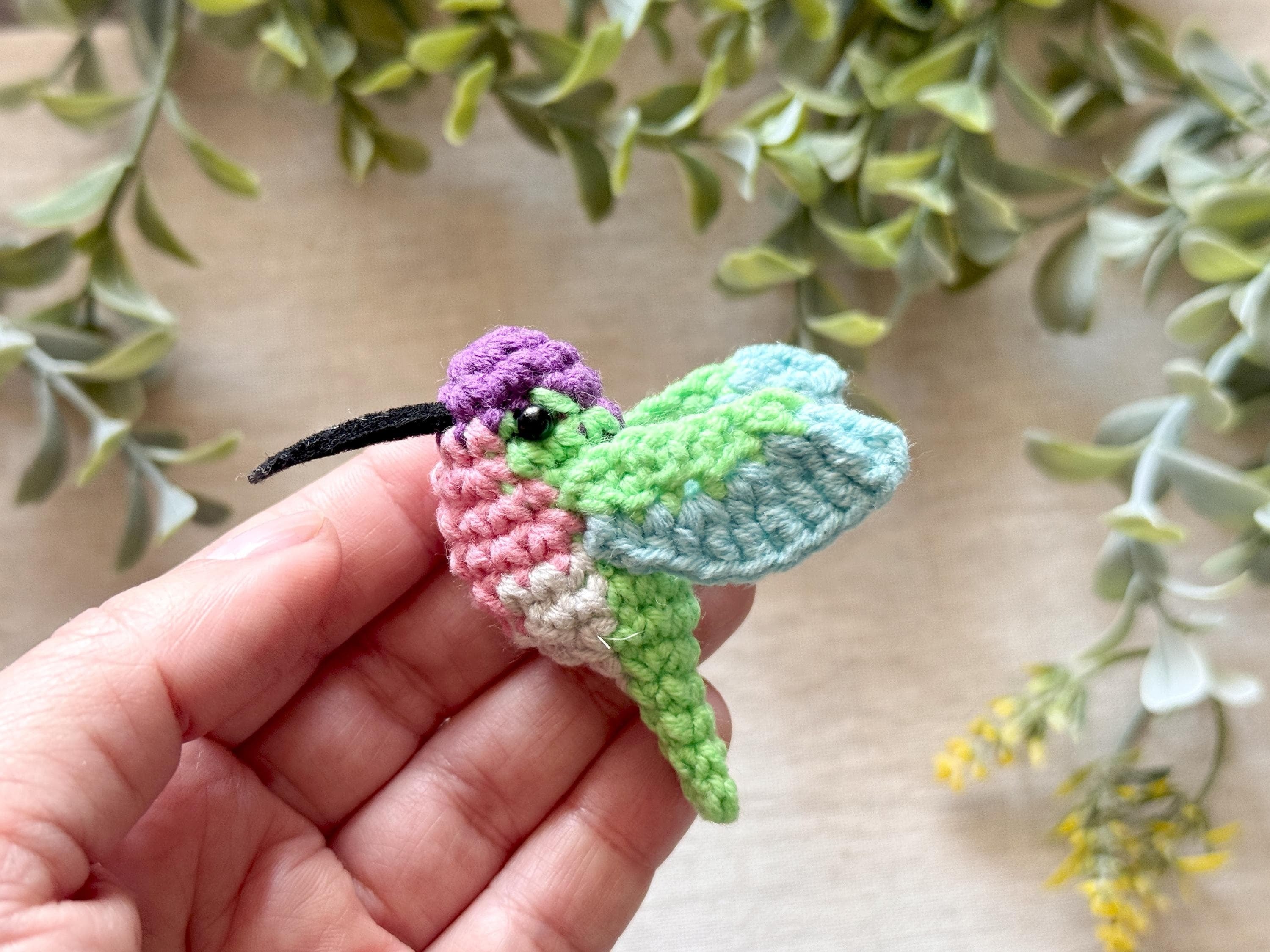 Hummingbirds Realistic Amigurumi Birds Crochet Kit