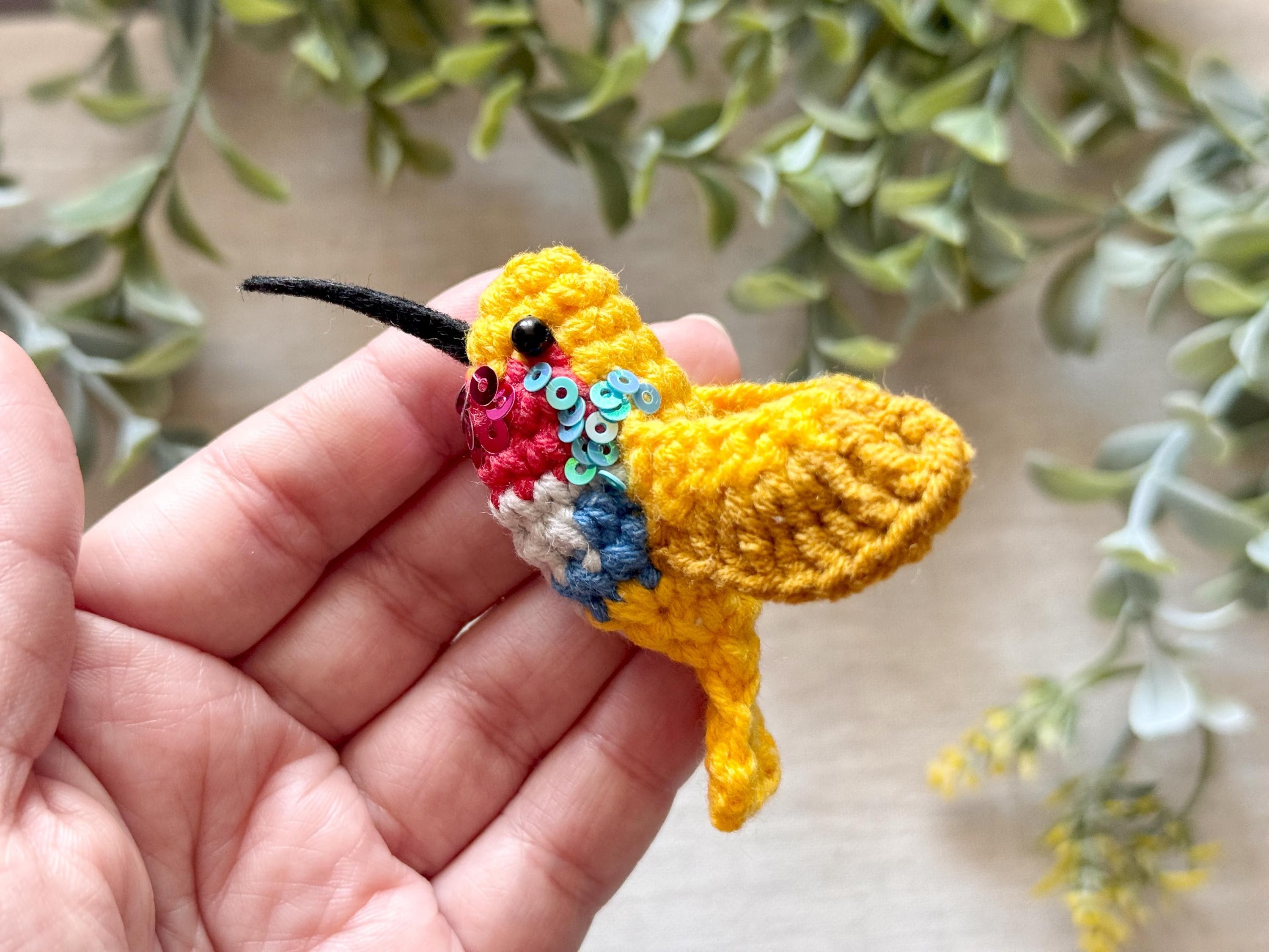 Hummingbirds Realistic Amigurumi Birds Crochet Kit