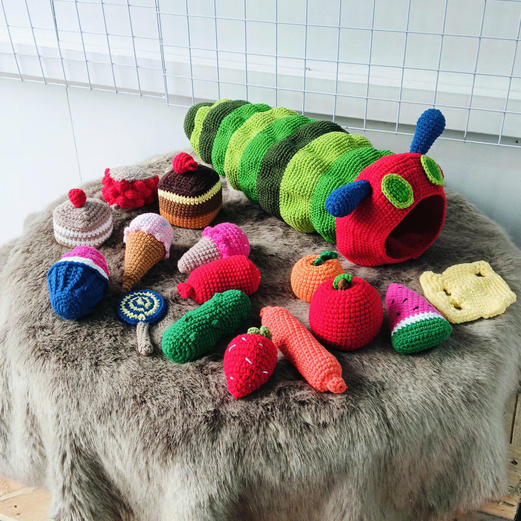 Montessori Hungry Caterpillar Crochet Kit