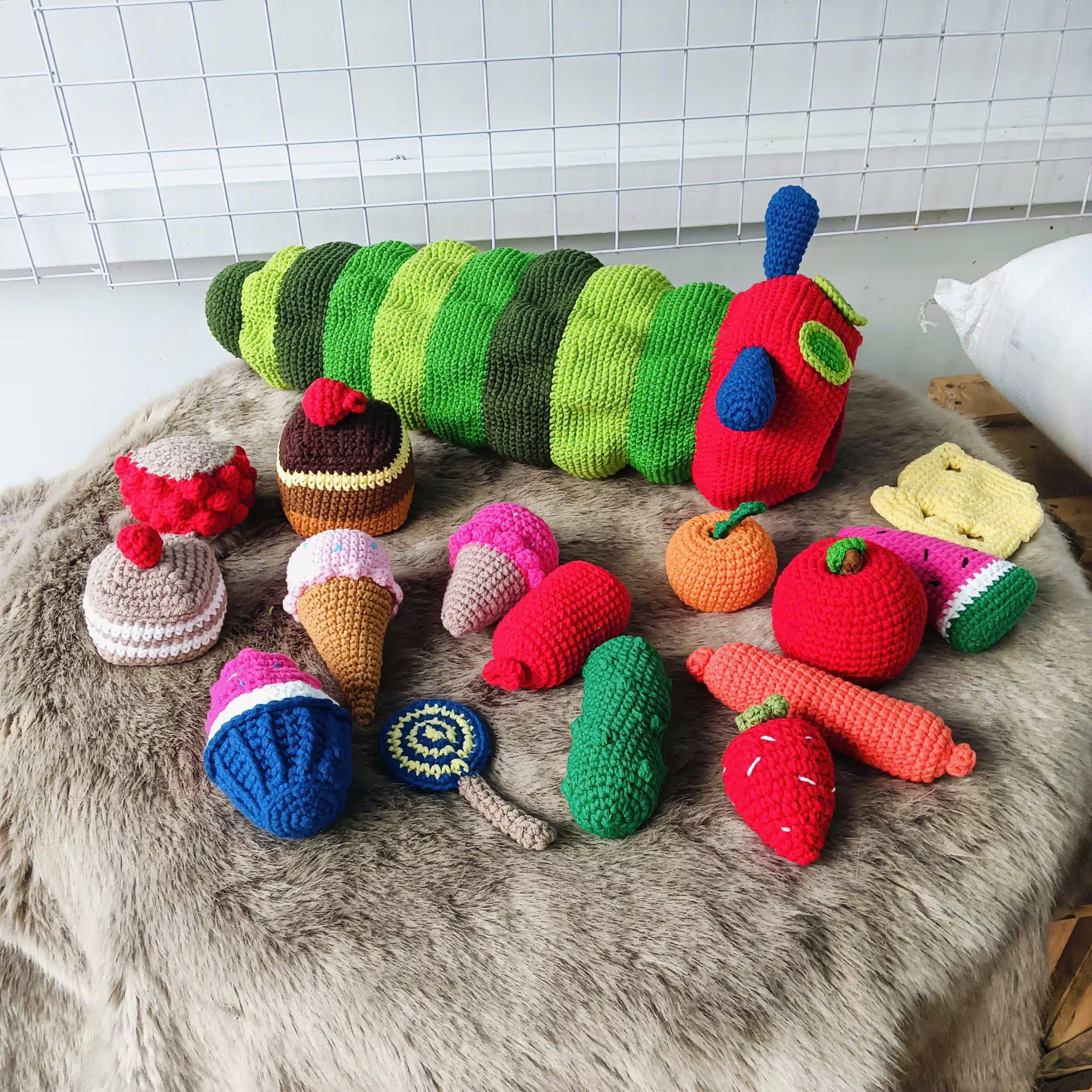 Montessori Hungry Caterpillar Crochet Kit