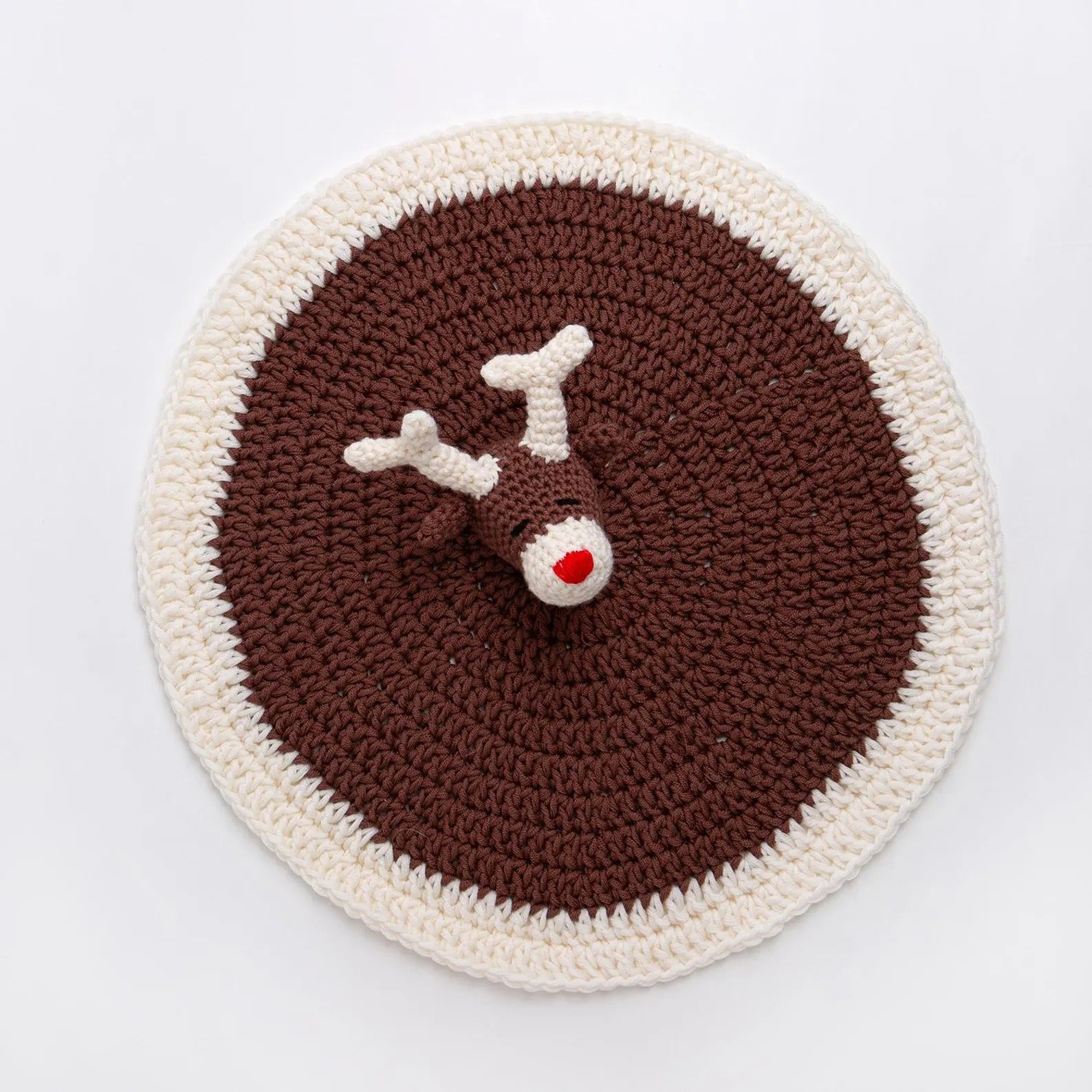 Reindeer Baby Comforter Crochet Kit