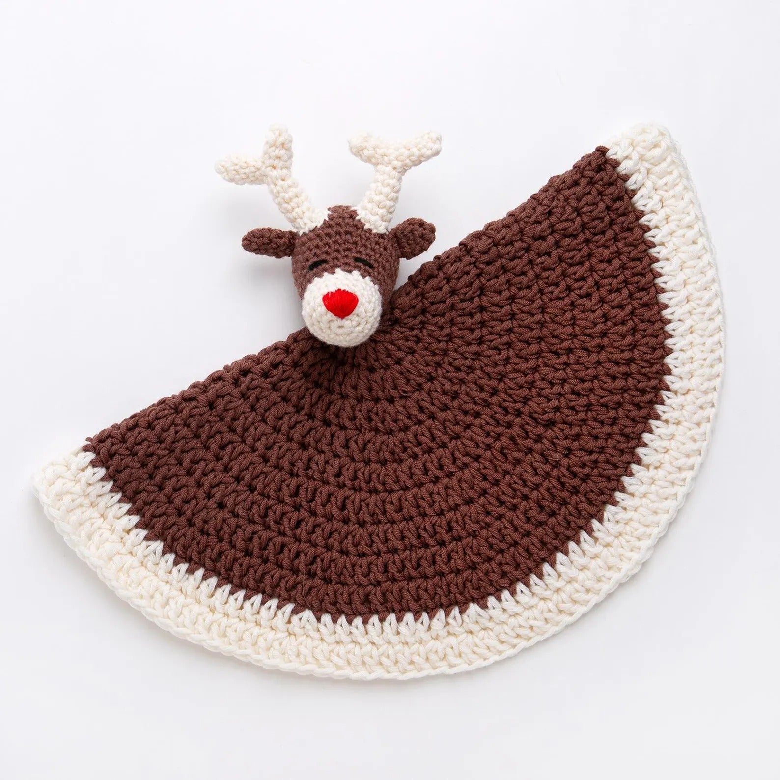 Reindeer Baby Comforter Crochet Kit