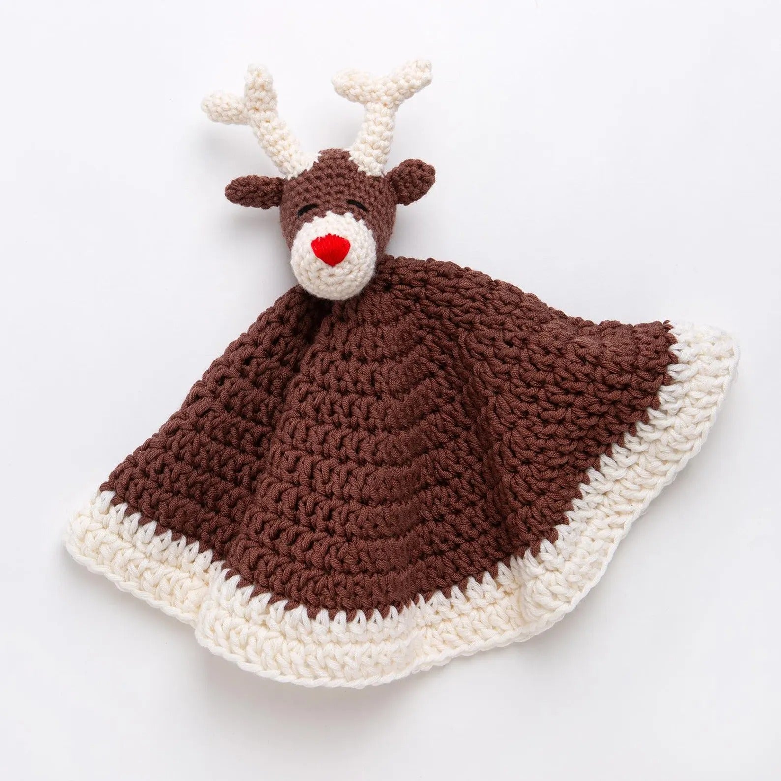 Reindeer Baby Comforter Crochet Kit