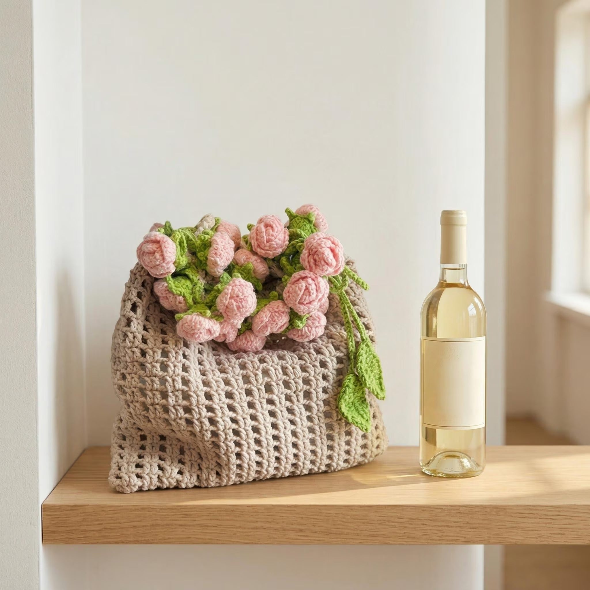 Rose Bag Crochet Kit
